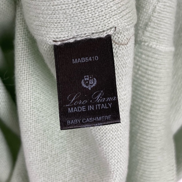 NWOT Loro Piana Baby Cashmere Sweater Shirt Top - Picture 5 of 8